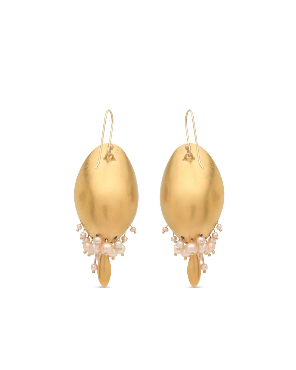 Slipper Shell Pearl Earrings