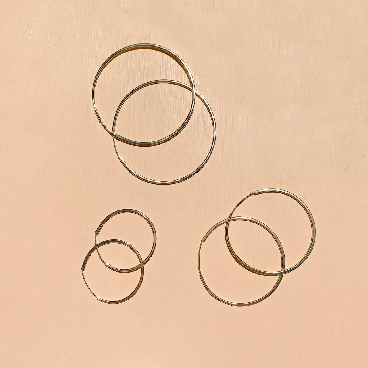 Small Day Hoops ~ Sterling Silver or Gold Filled
