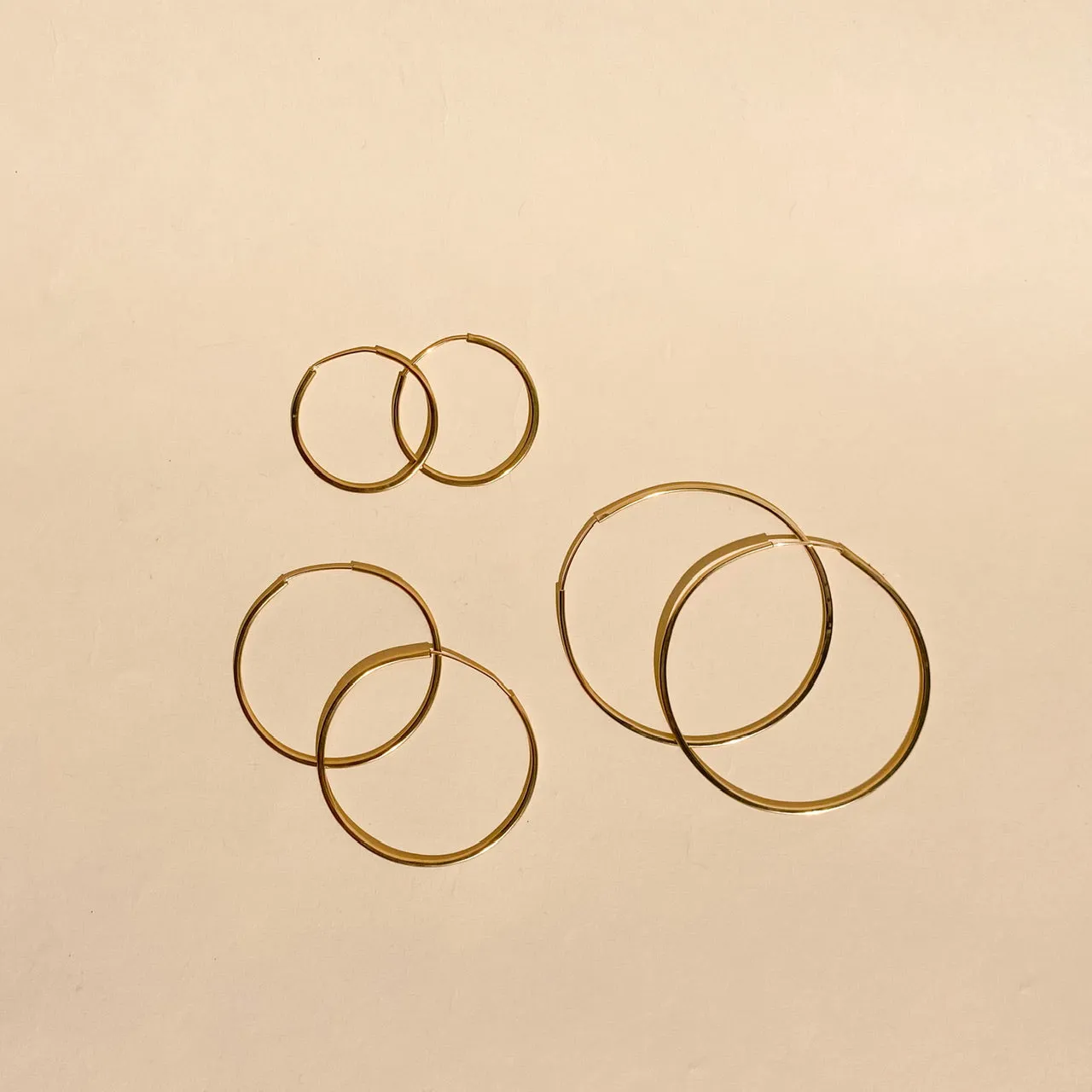 Small Day Hoops ~ Sterling Silver or Gold Filled