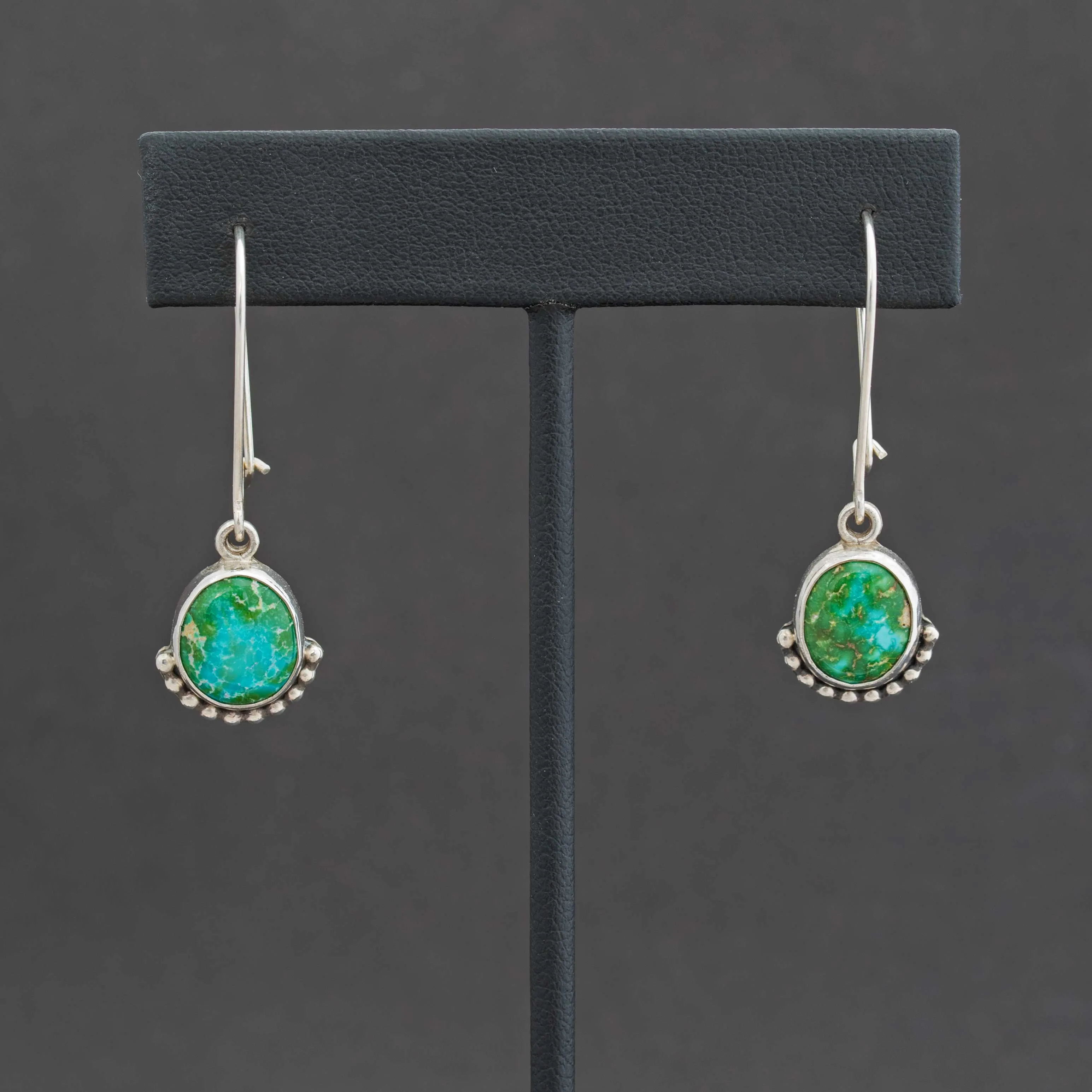 Sonoran Gold Turquoise Dangle Earrings