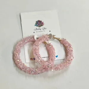 Sparkle Hoop Earrings