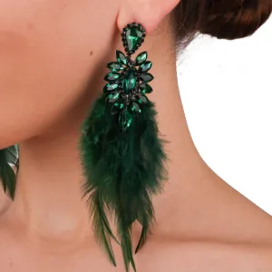 Special Design Feather Bridal Earrings: Eye-Catching Accessories for Proms and Parties