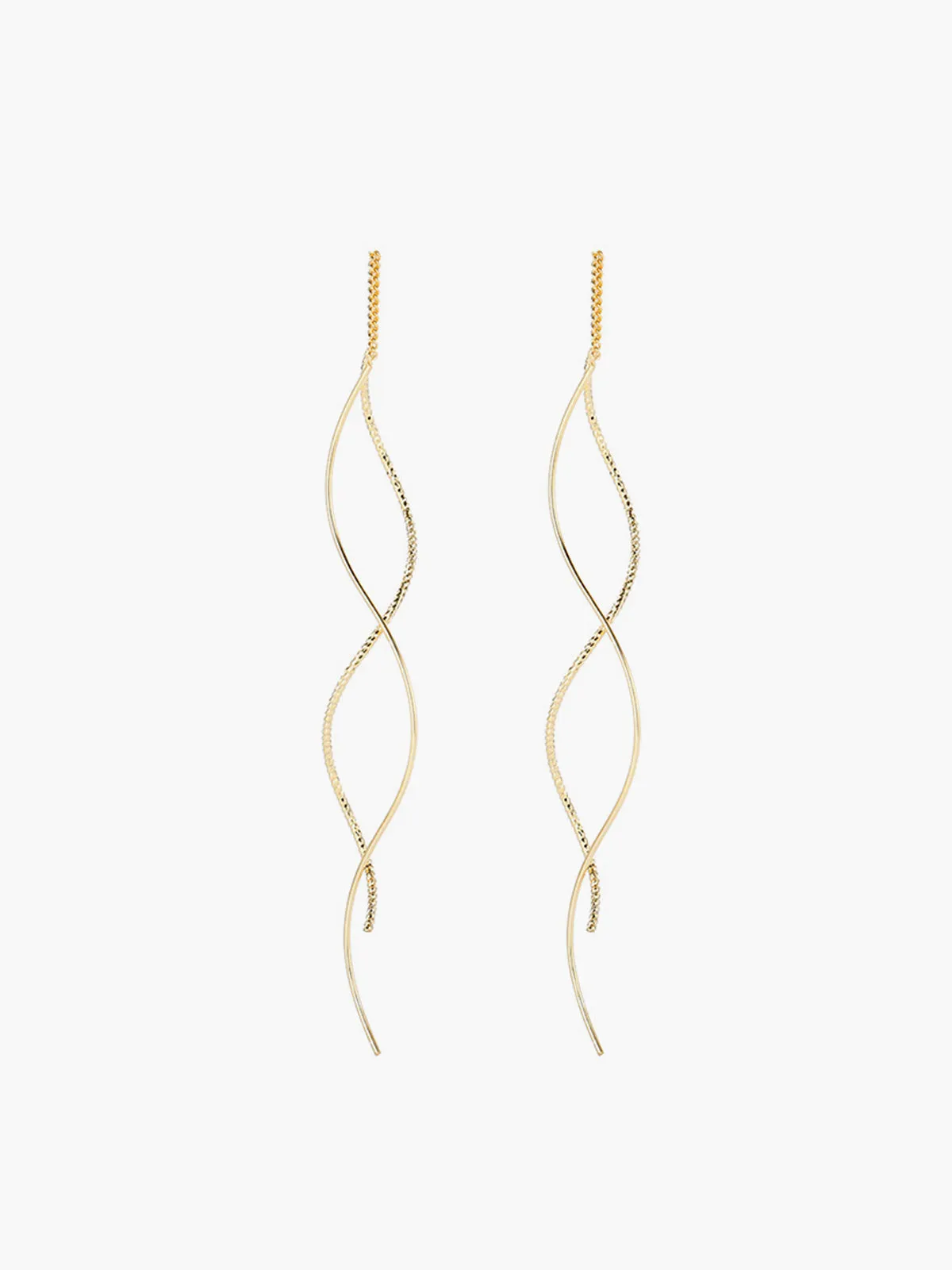 Spiral Tassel Earrings