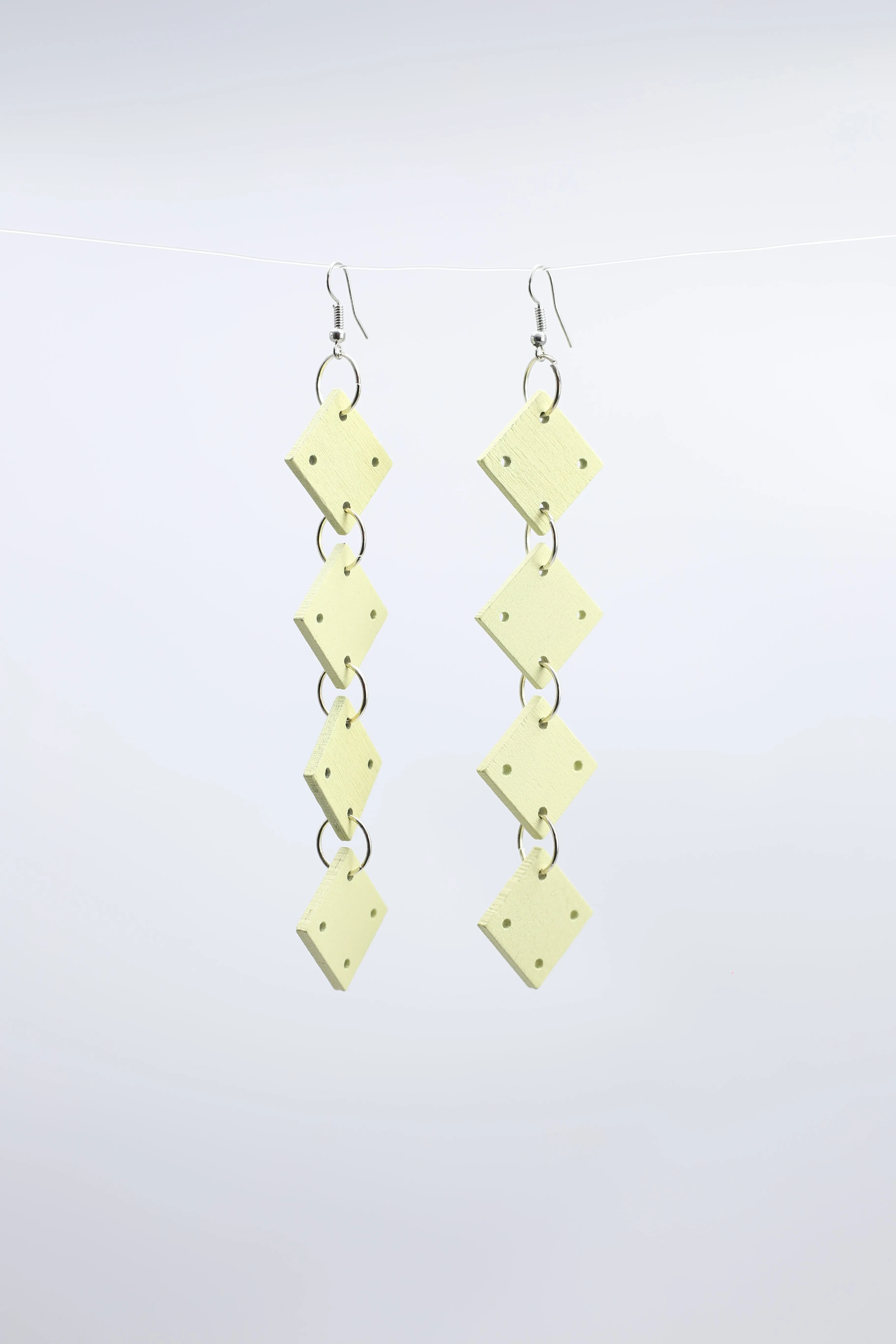 Squares Chain Earrings