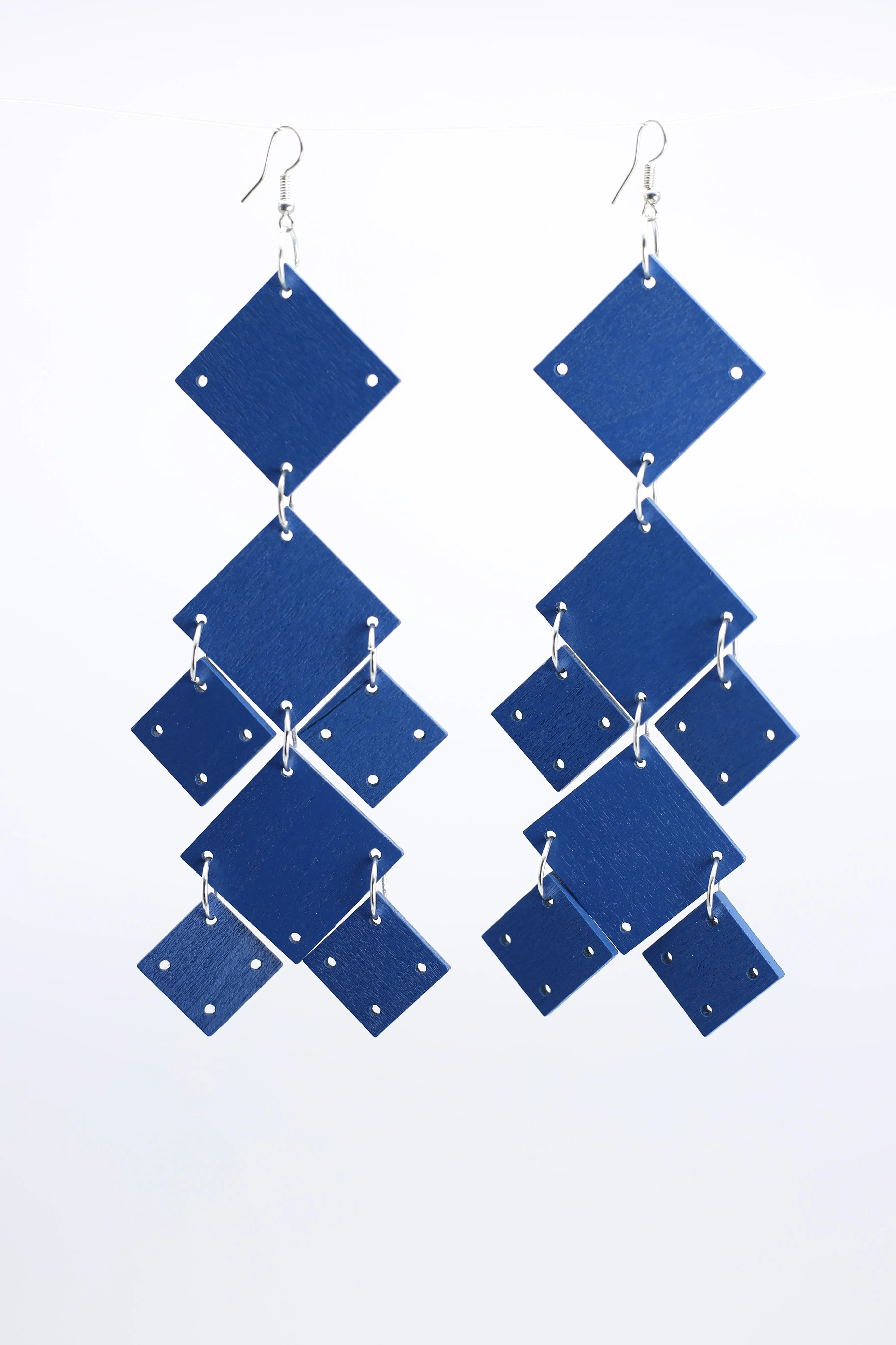 Squares Chandelier Earrings