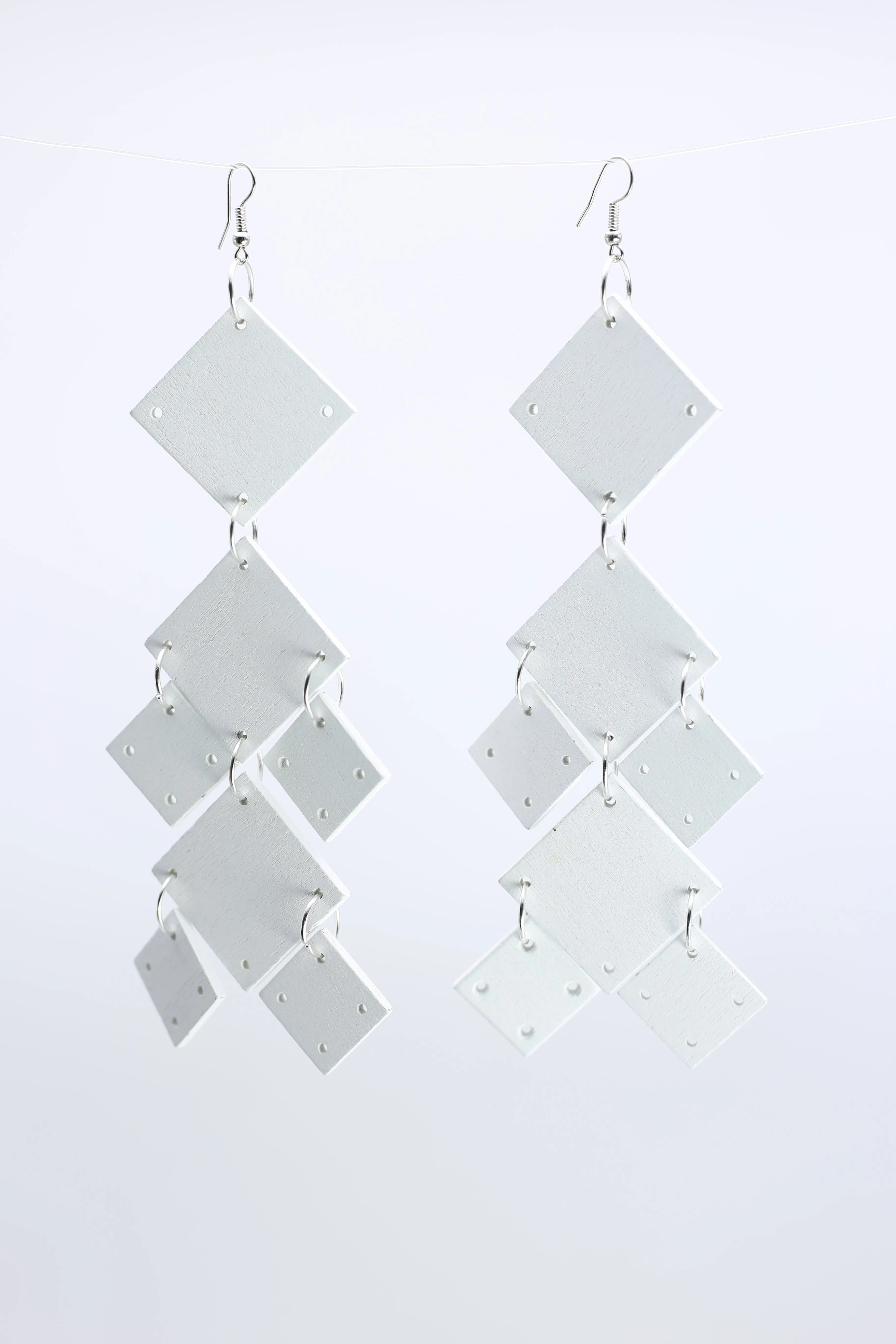 Squares Chandelier Earrings
