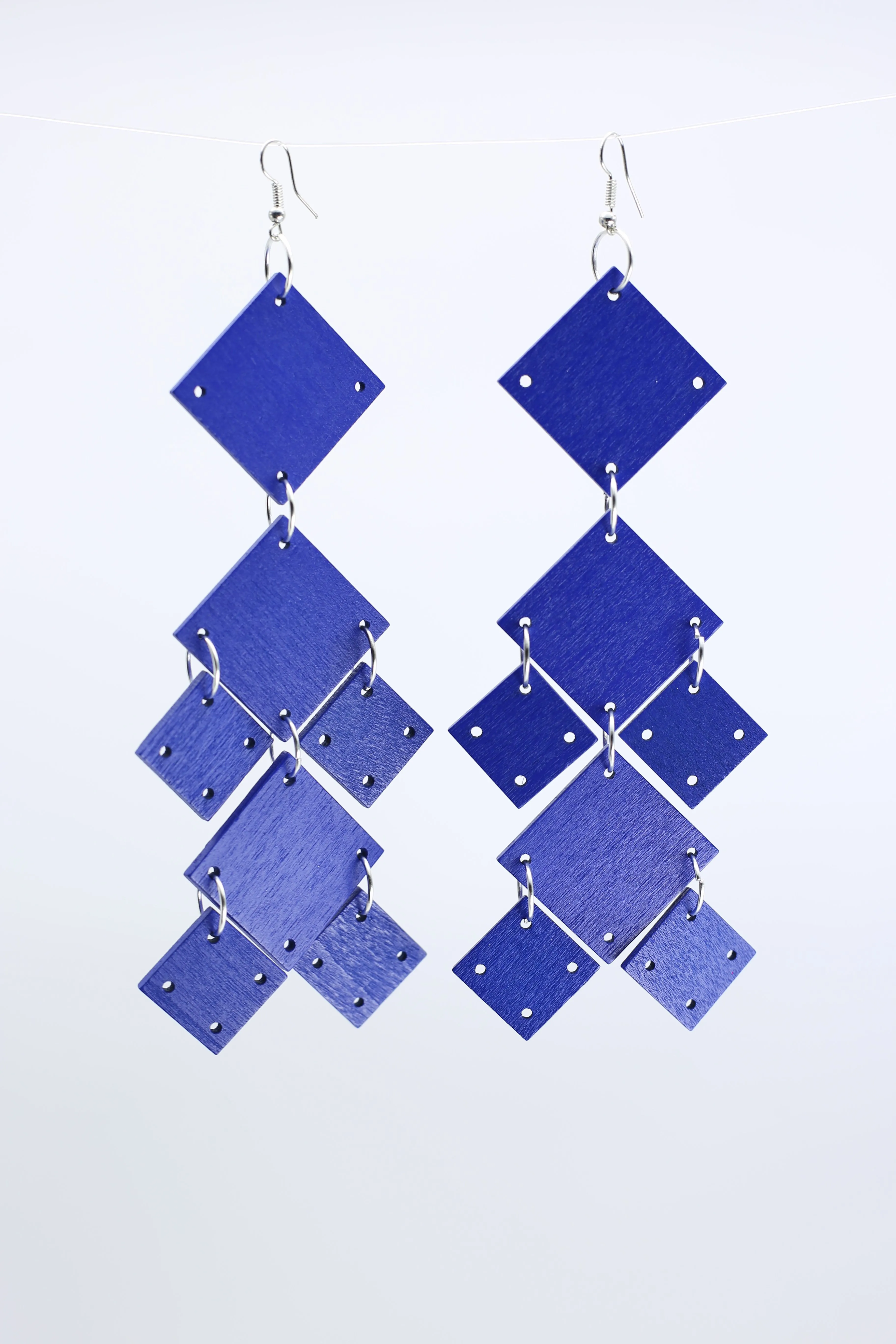 Squares Chandelier Earrings