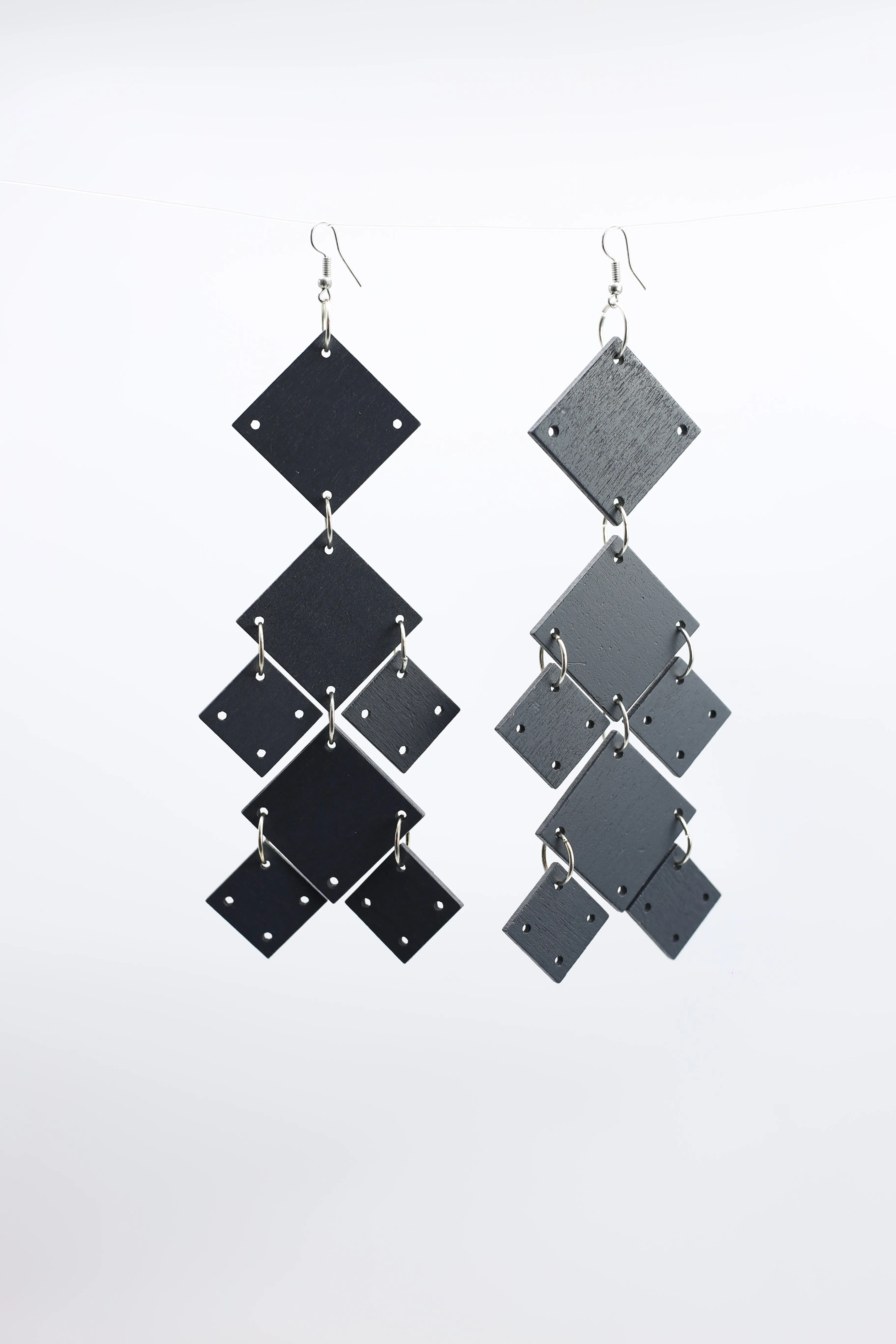 Squares Chandelier Earrings