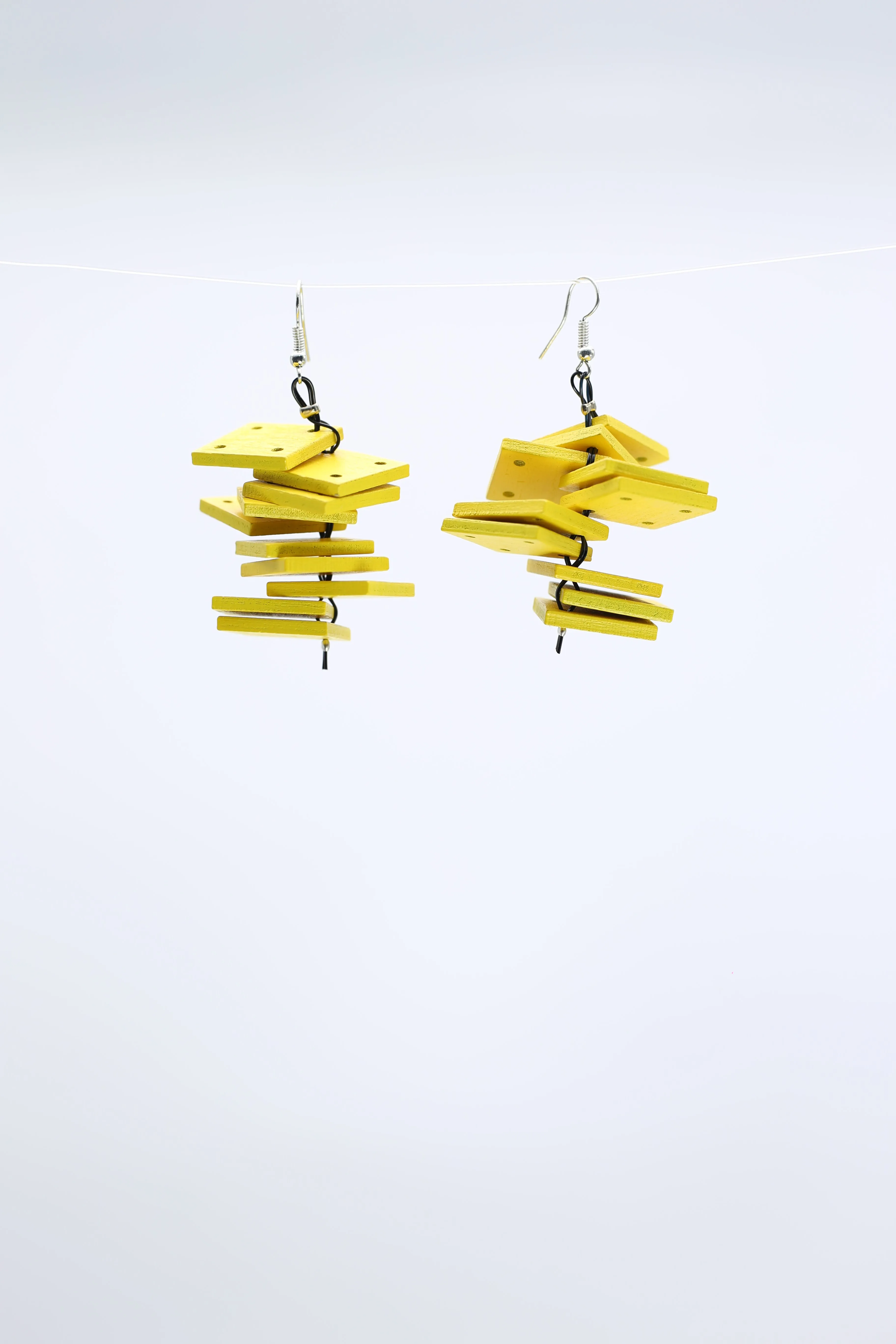 Squares Slate Earrings