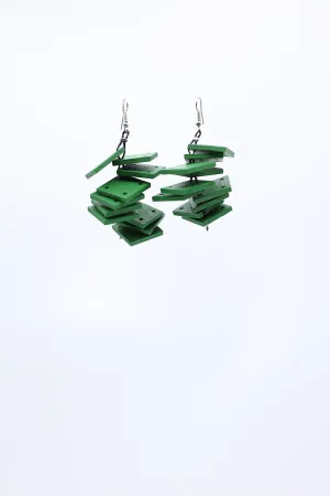 Squares Slate Earrings