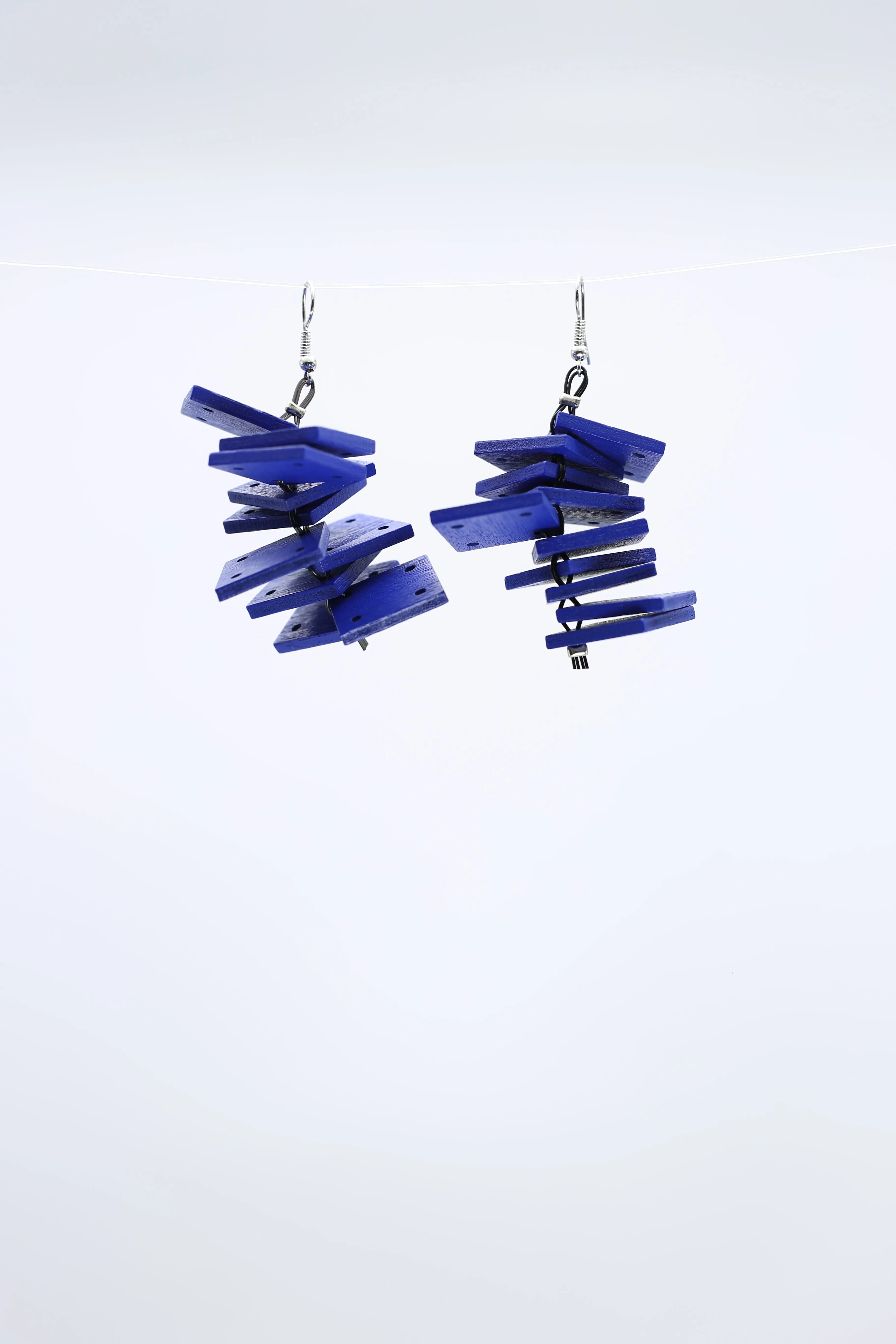Squares Slate Earrings