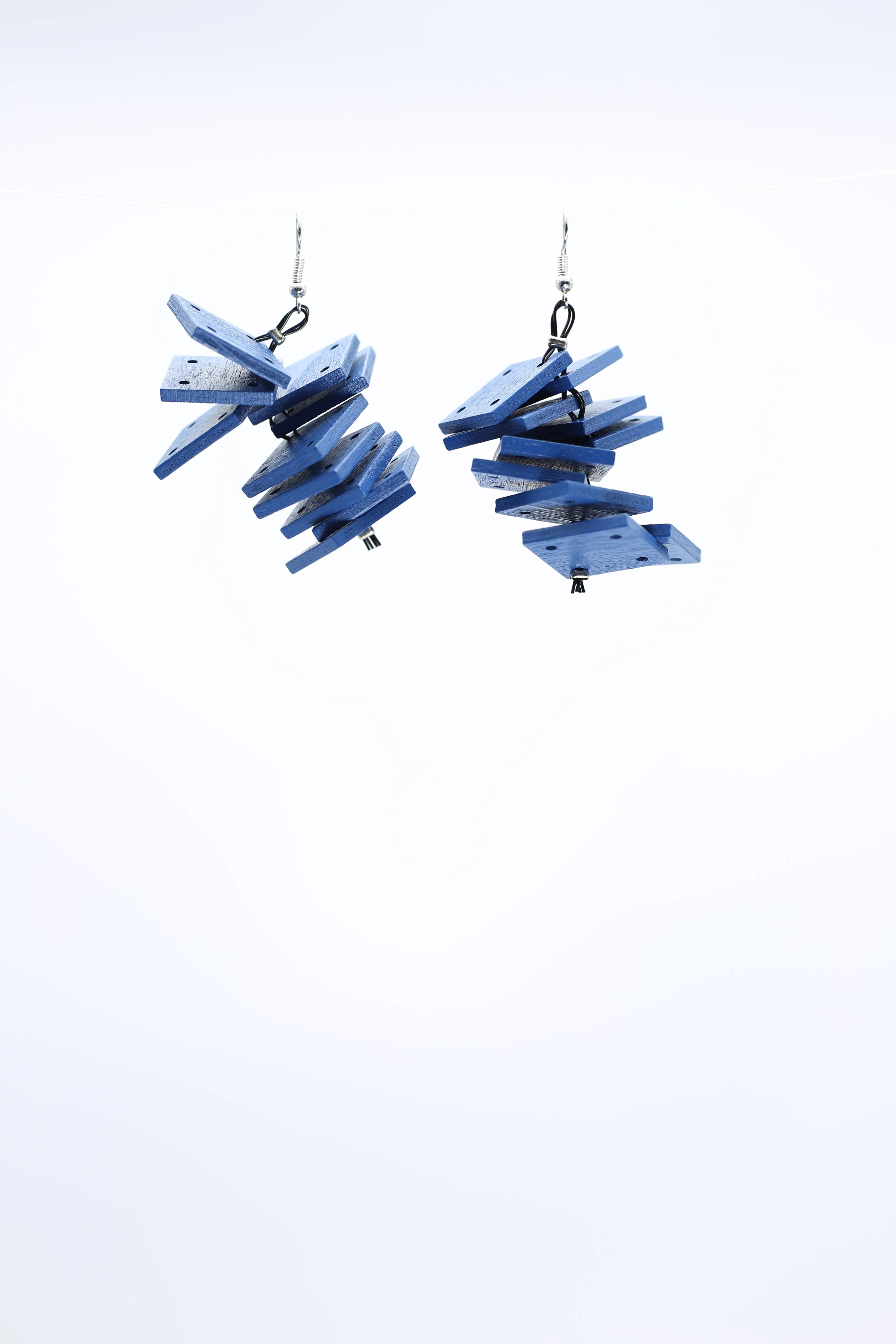 Squares Slate Earrings