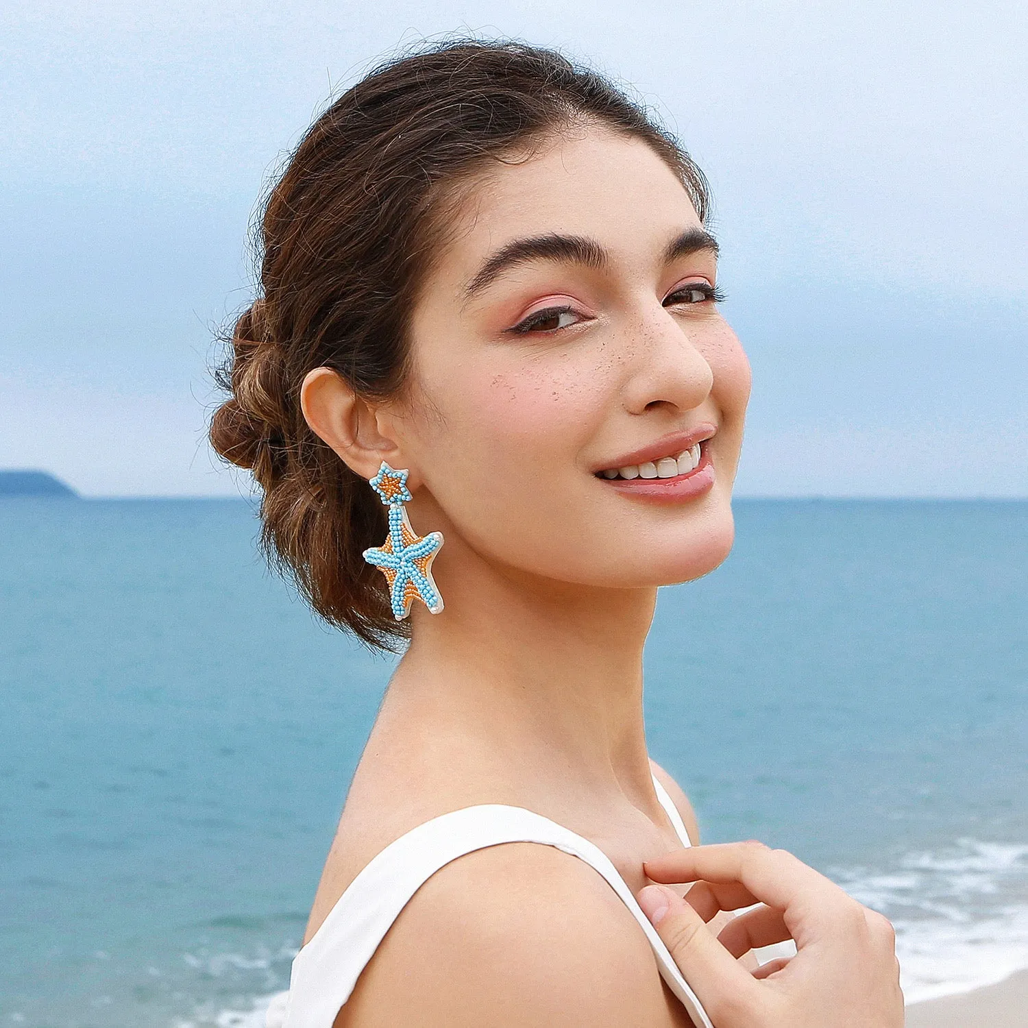 Starfish Beads Earrings