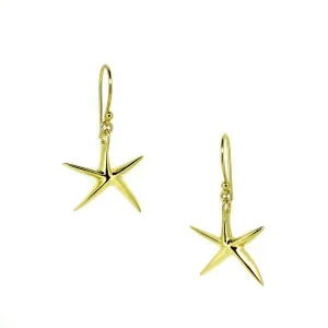 Starfish Earrings Gold