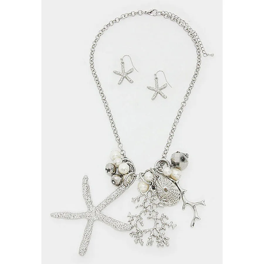 Starfish Necklace Set
