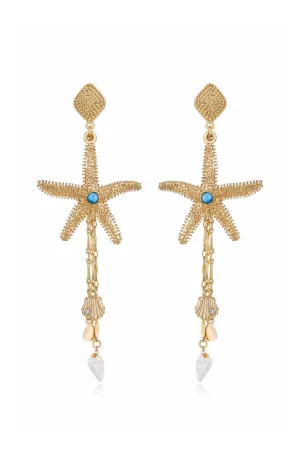 Starfish Seeker Drop Earrings