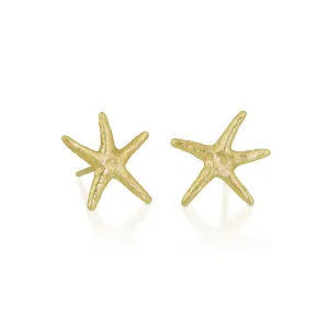 Starfish Studs in Gold