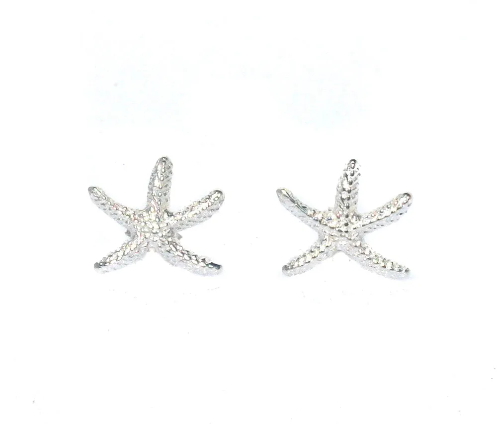 Starfish Studs Silver