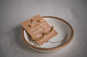 Stargaze Beaded Hoop Earrings