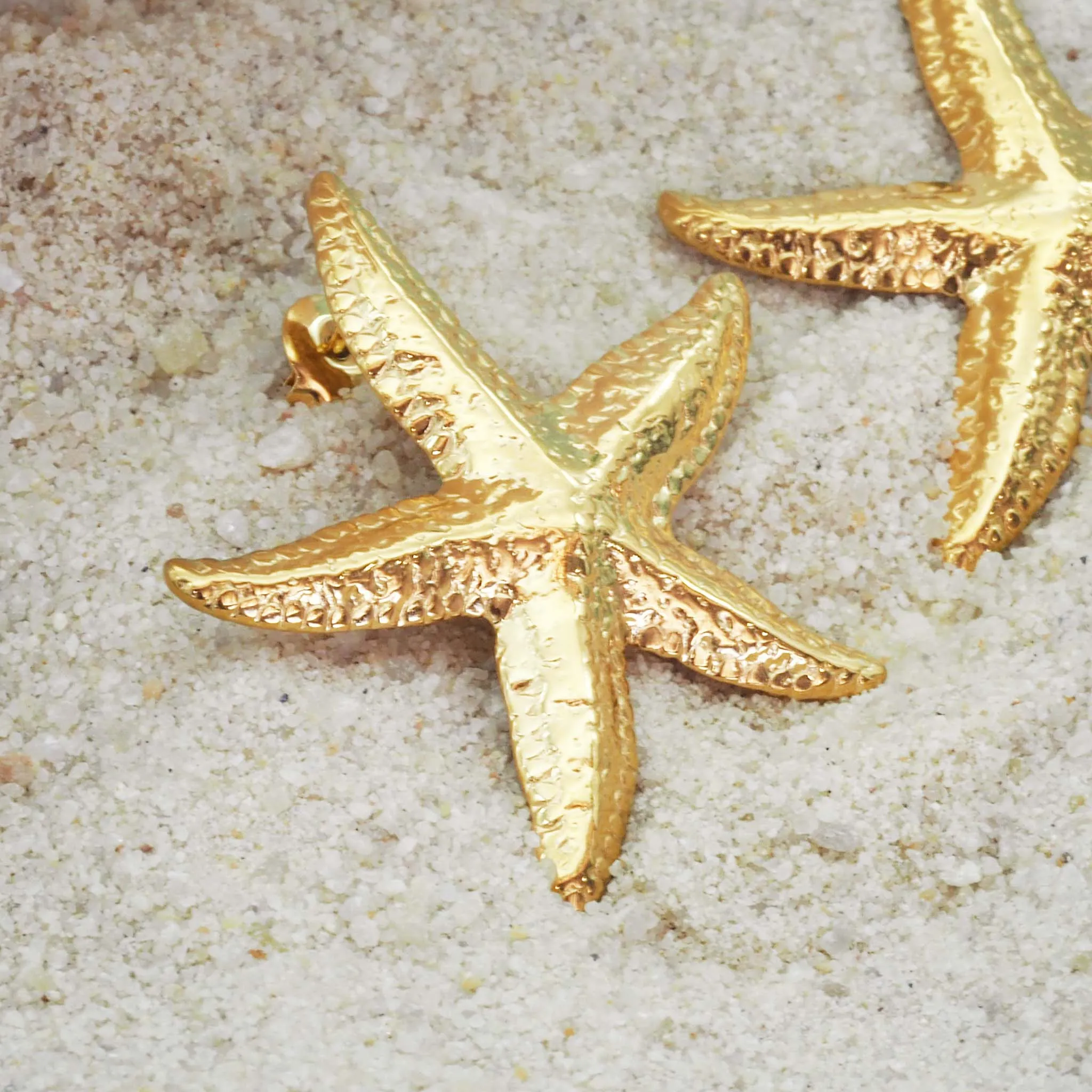 Statement Starfish Earrings