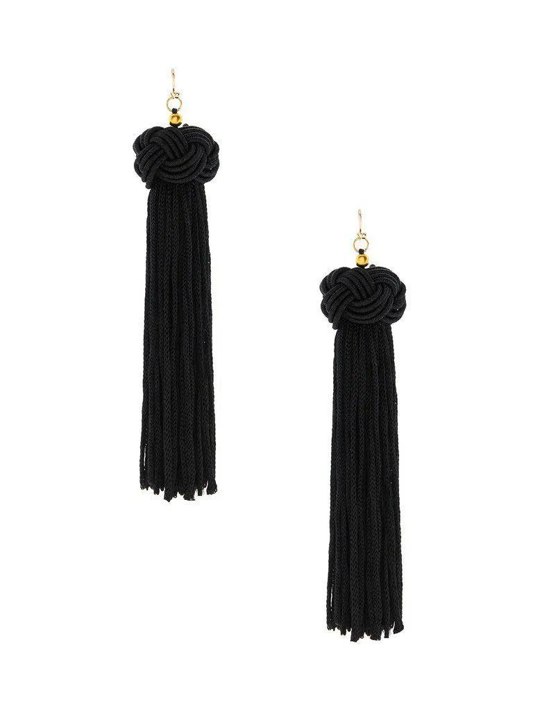 Statement Tassel Drop Earrings