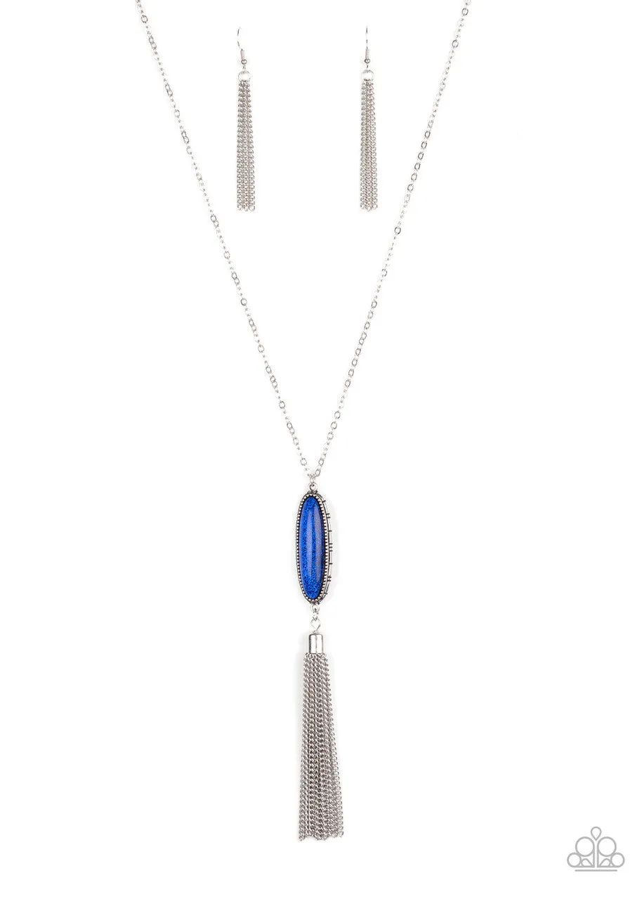 Stay Cool Blue Paparazzi Necklace