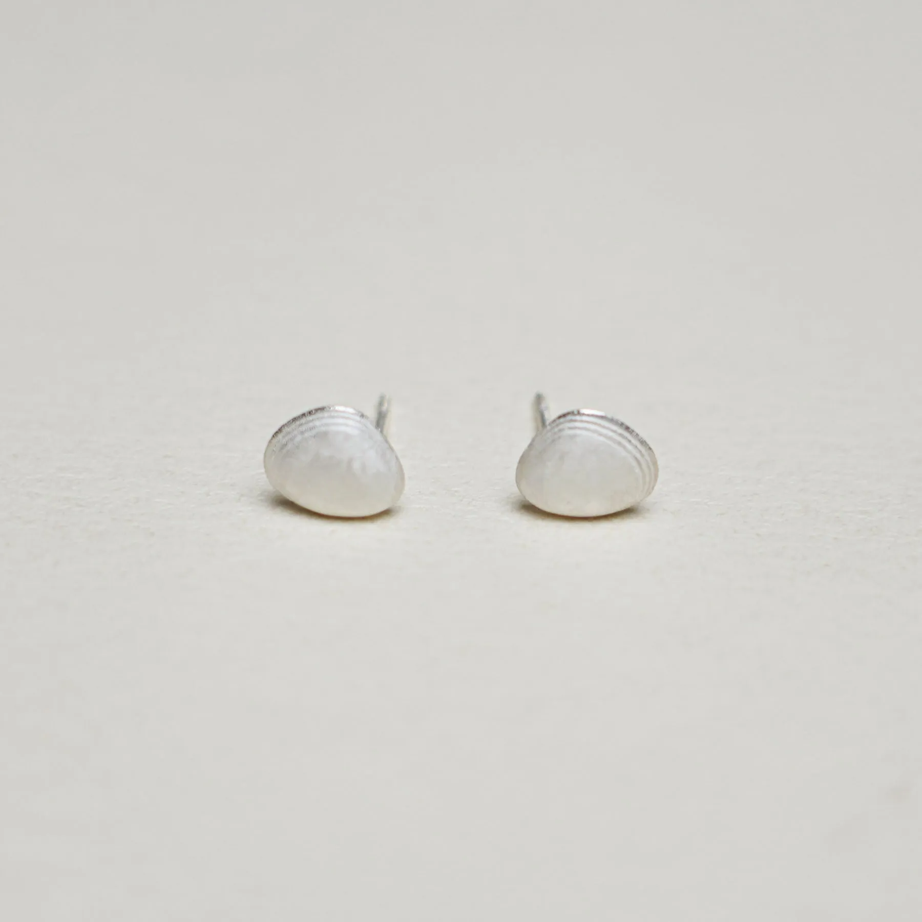 Sterling Silver Mini Shell Earrings