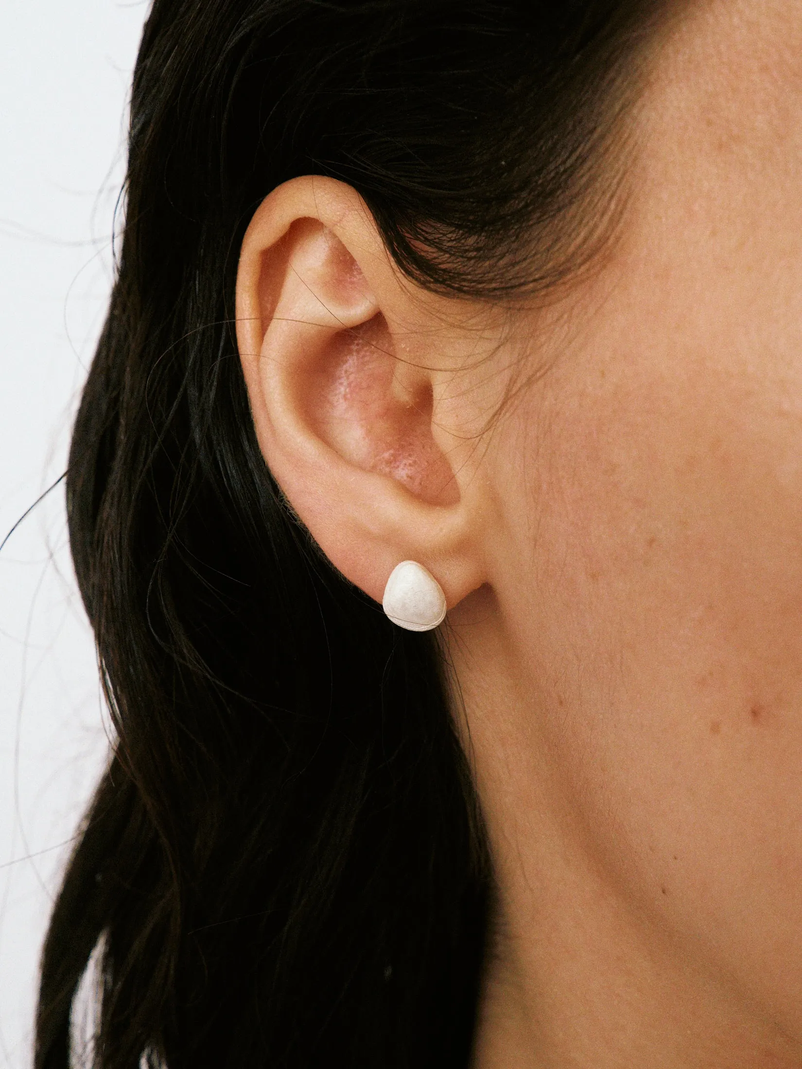 Sterling Silver Mini Shell Earrings