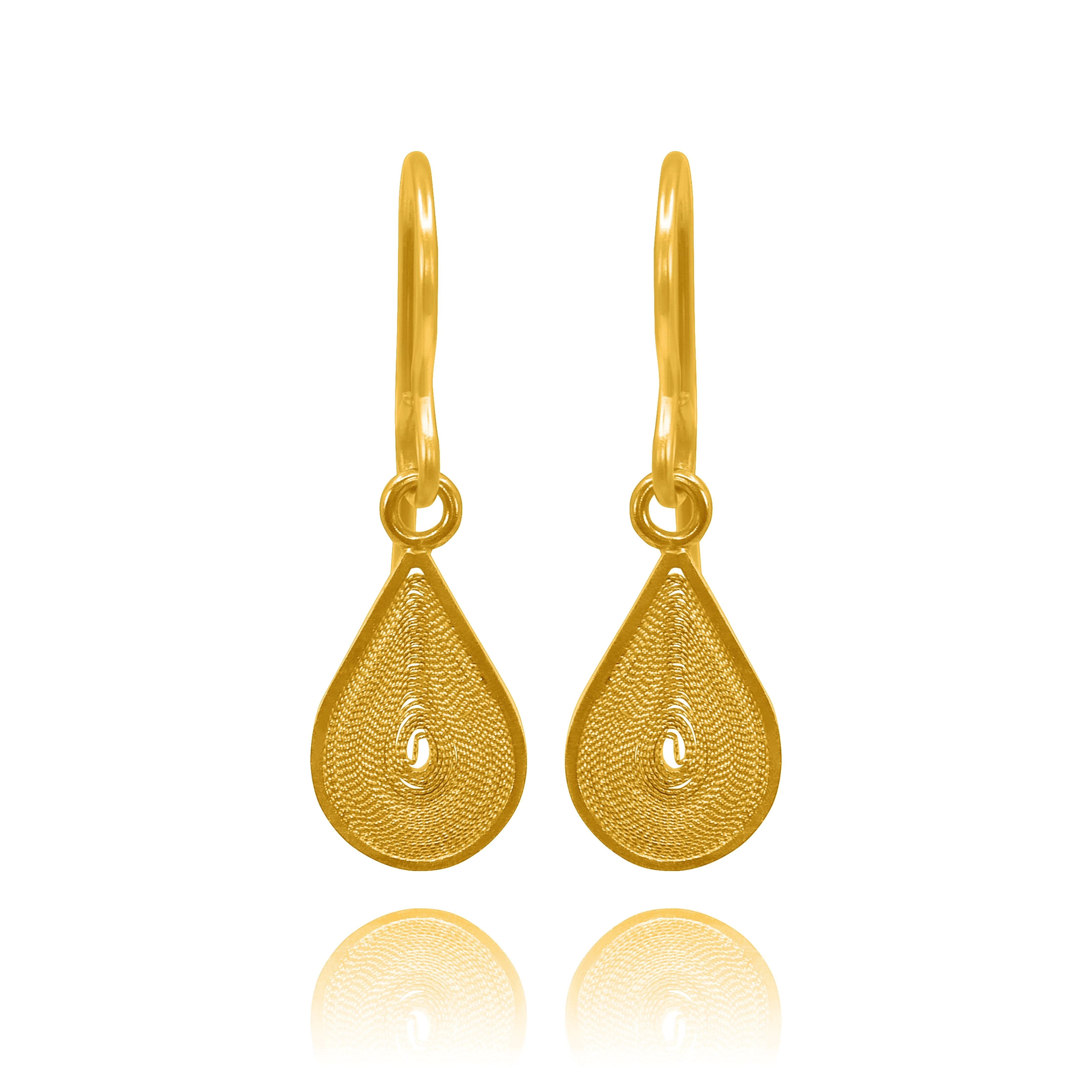 STEVIE GOLD SMALL EARRINGS FILIGREE