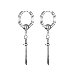 Stylish Ear Pendants with Vintage Sword Motif