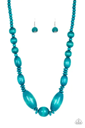 Summer Breezin Blue Necklace Paparazzi