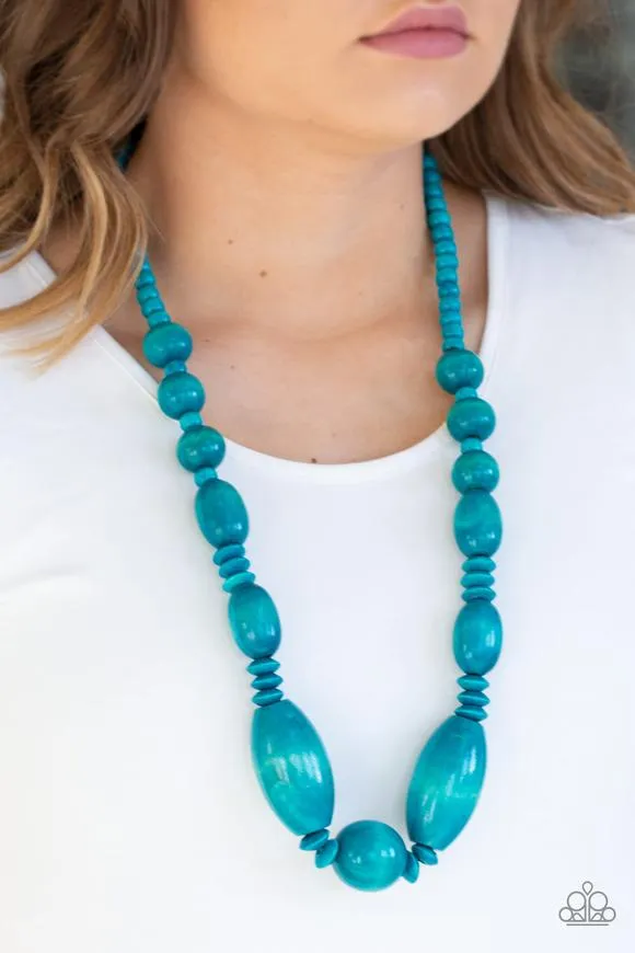 Summer Breezin Blue Necklace Paparazzi
