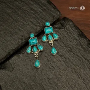 Summer Love Turquoise Silver Earring