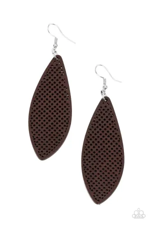 Surf Scene Brown
Earrings Paparazzi