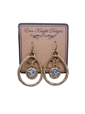 Swarovski Crystal Teardrop Earrings