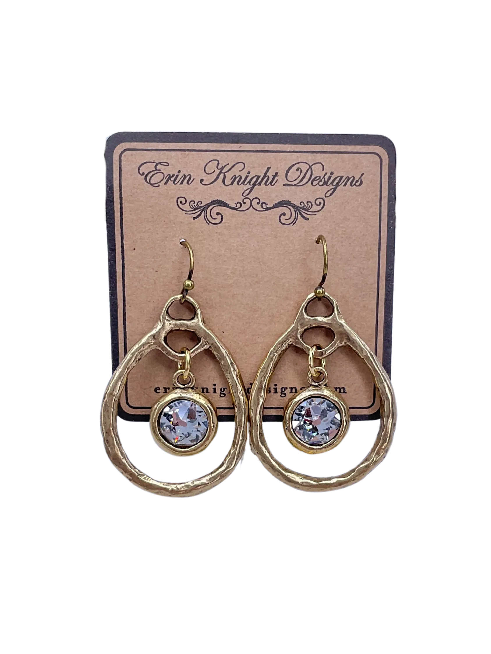 Swarovski Crystal Teardrop Earrings