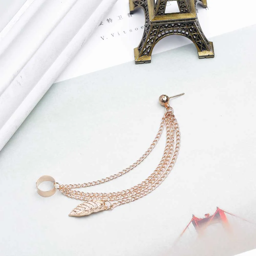 Tassel Dangle Cuff  Earrings