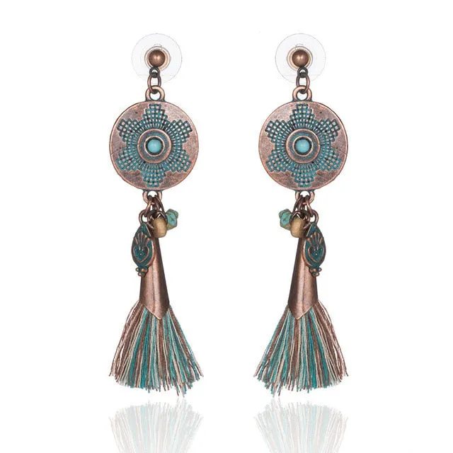 Tassel Ethnic Boho Earrings- Multiple styles
