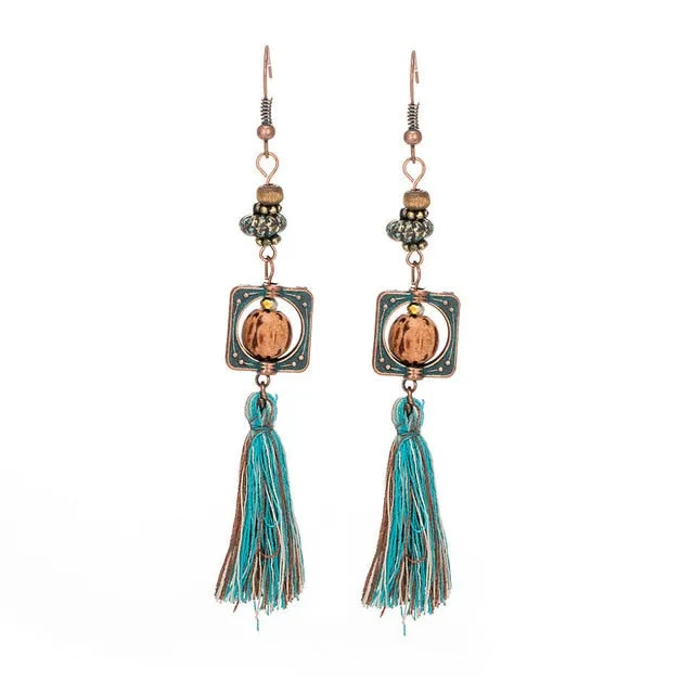 Tassel Ethnic Boho Earrings- Multiple styles