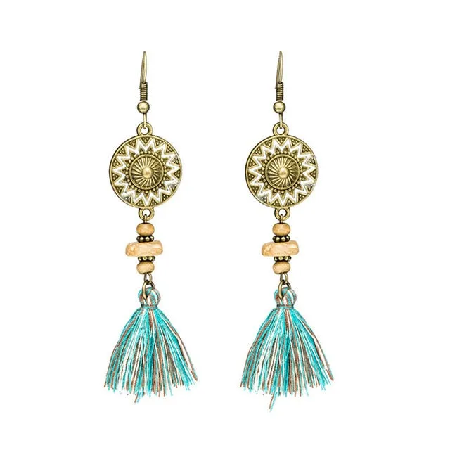 Tassel Ethnic Boho Earrings- Multiple styles