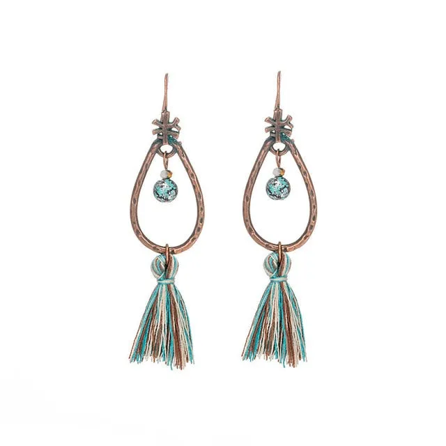 Tassel Ethnic Boho Earrings- Multiple styles