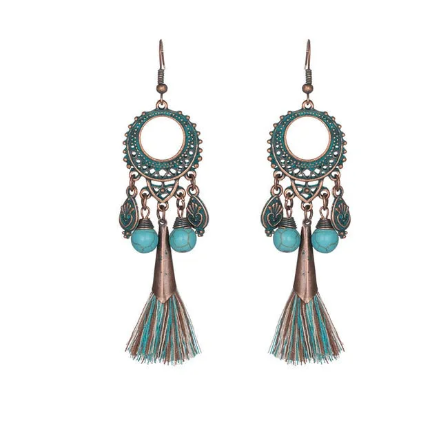 Tassel Ethnic Boho Earrings- Multiple styles