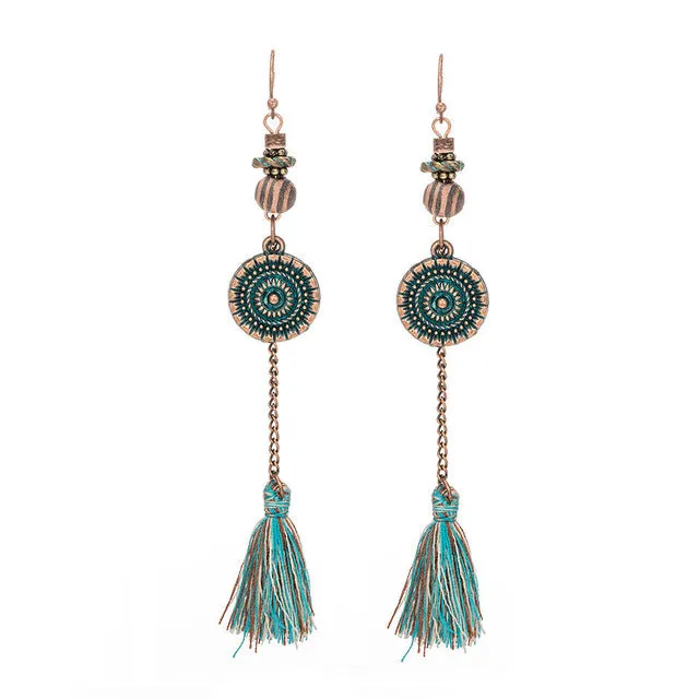 Tassel Ethnic Boho Earrings- Multiple styles