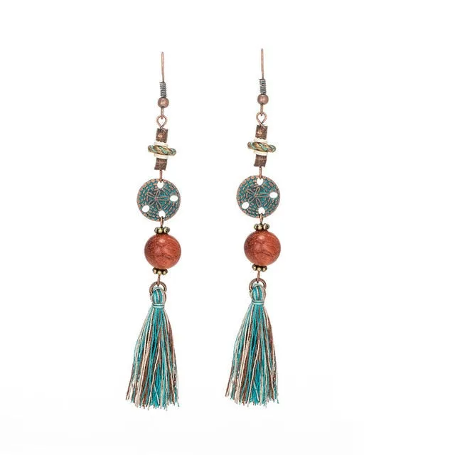Tassel Ethnic Boho Earrings- Multiple styles