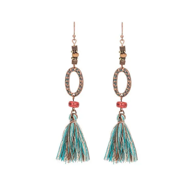Tassel Ethnic Boho Earrings- Multiple styles