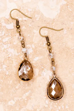 Teardrop Crystal Earrings