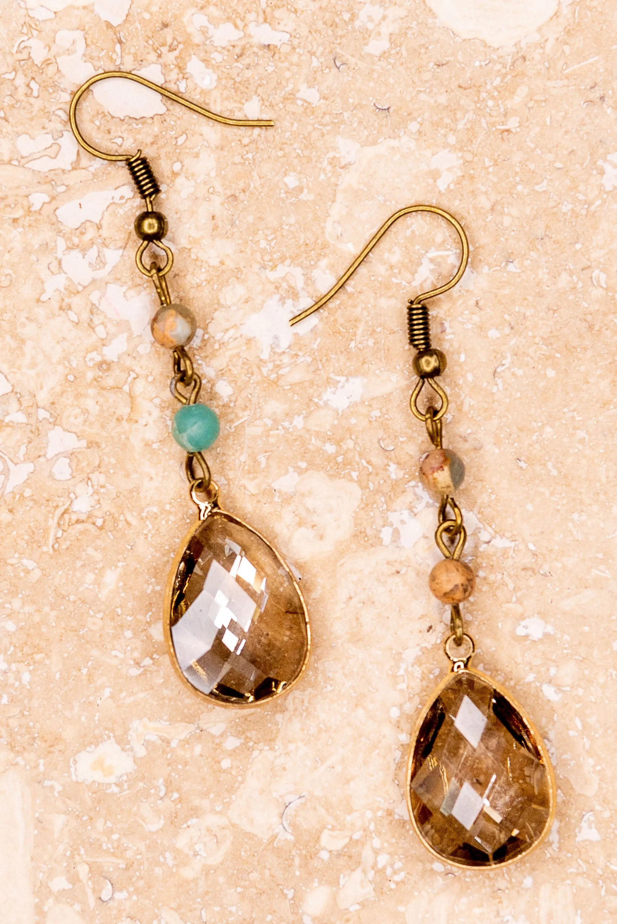 Teardrop Crystal Earrings