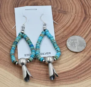 The Daisy Turquoise Hoop Earrings
