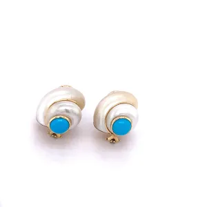 The Mazza Company Shell Earring