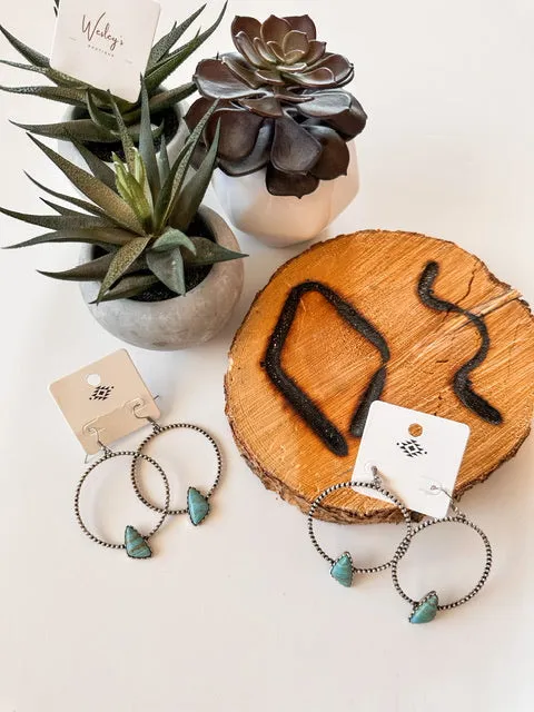 The Ringo Faux Turquoise Earrings